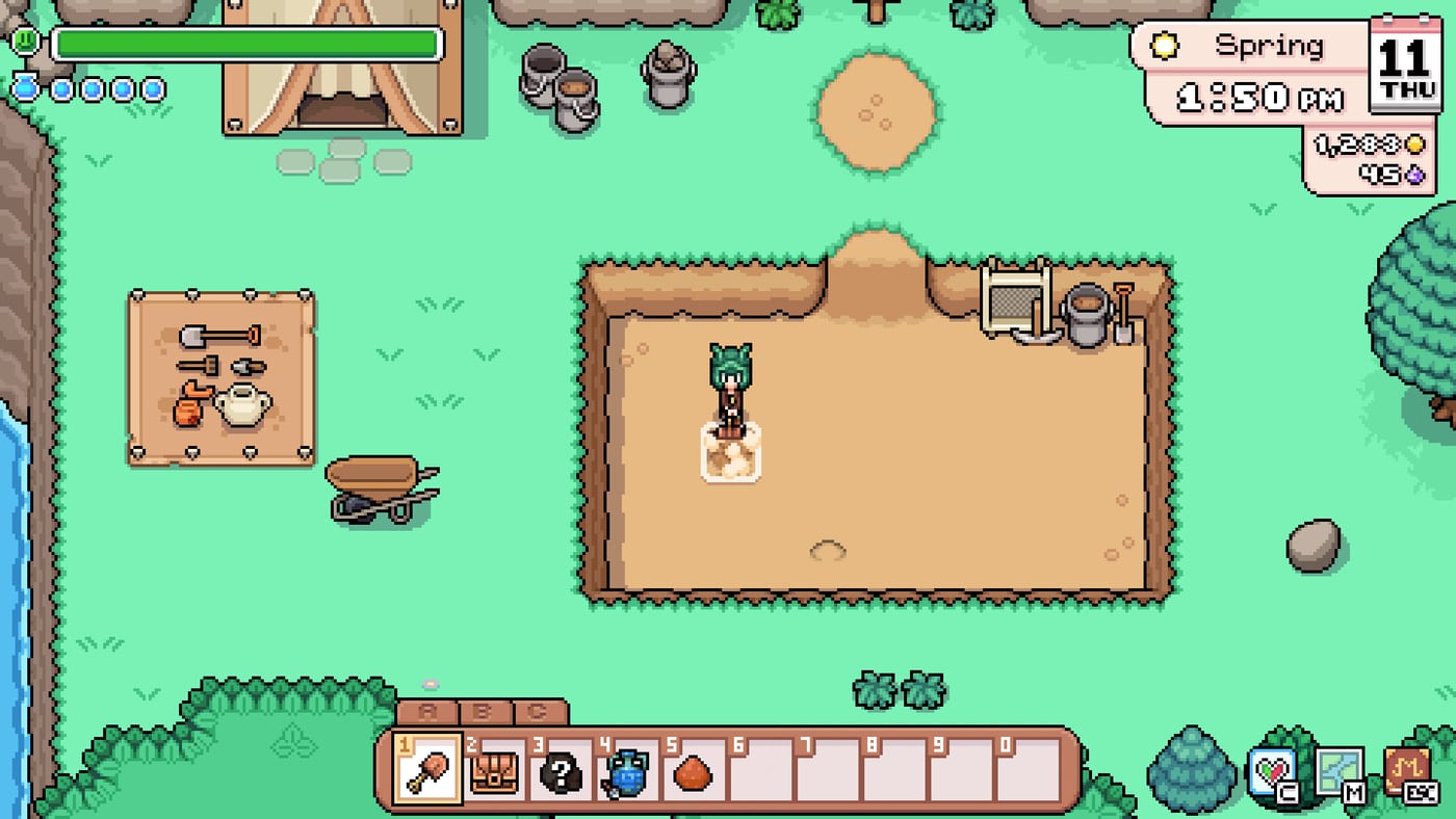 Fields of Mistria Endgame Deep Woods Guide screenshot